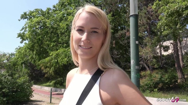German Scout: Alman izci - seksi pawg kız Sharon pickup ve sert göz...