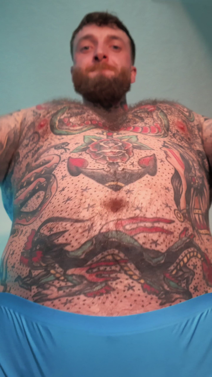 Tattooed Dom: 문신을 한 돔 숭배 사정 POV