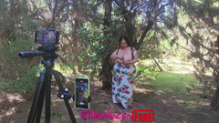 Riderqueen BBW Step Mom Latina Ebony: Riderqueen yalnız, açık havada, hayranlar için videolar