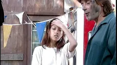 Cute teen gets fucked bu mechanic dude