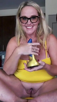 My New Custom Sex Toys in the Kitchen