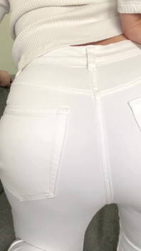 Branco jean sofá peido destrói