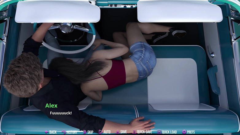 3D Cartoon Porn: Kings facultate 132 - Plăcerea drumului- Muia lui Lauren în timp ce Alex...