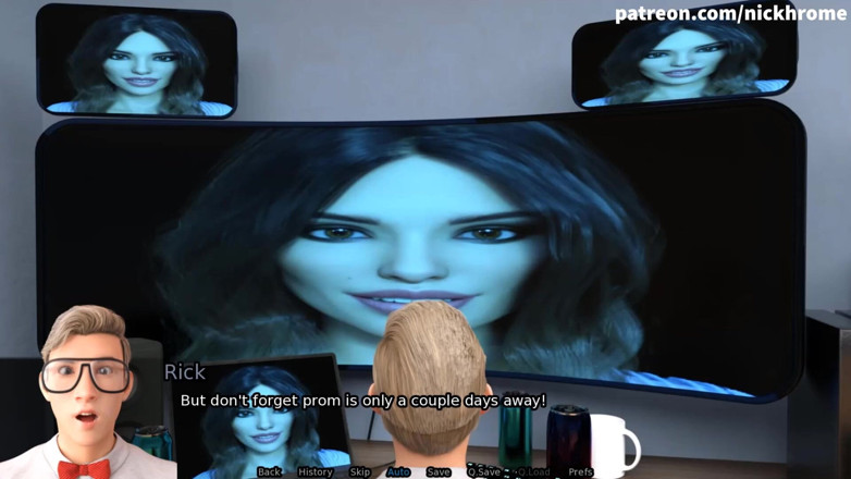 Visual Novels: SexBot 9 - boca cheia de porra