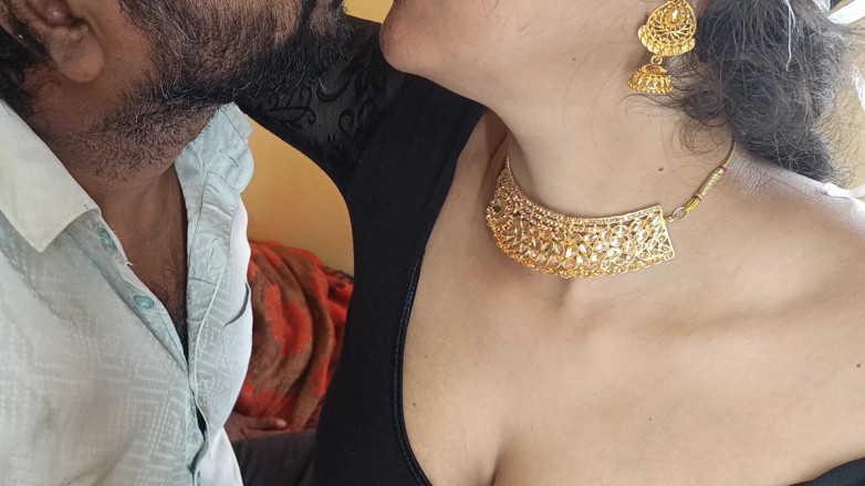 Pushpa porn: Hot and Cute Deep Lip Kiss