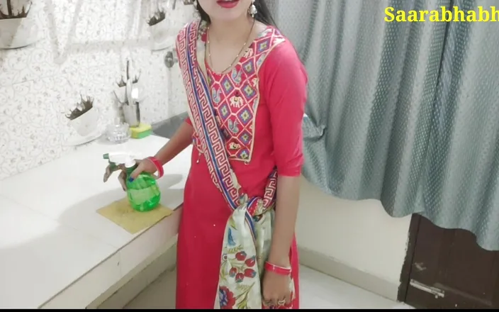 Saarabhabhi6: Pizza Delivery Boy Watching Inside My Personal Room Door When...