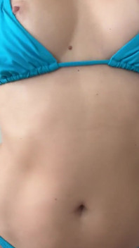 Lotion on Tight Body and Tits in a Bikini