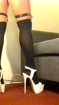 Pantyhose bogel Otk Stoking Kasut Tumit Tinggi Seksi