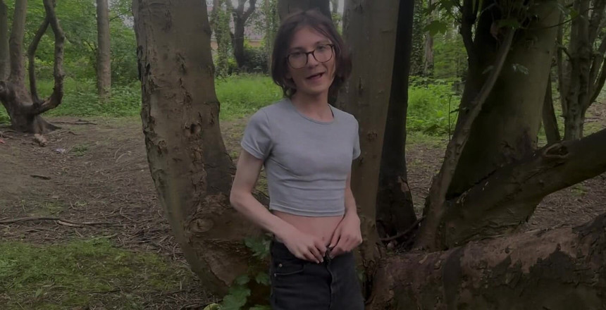 Kris Rose: Nauhty Trans dziewczyna bawi się ze sobą