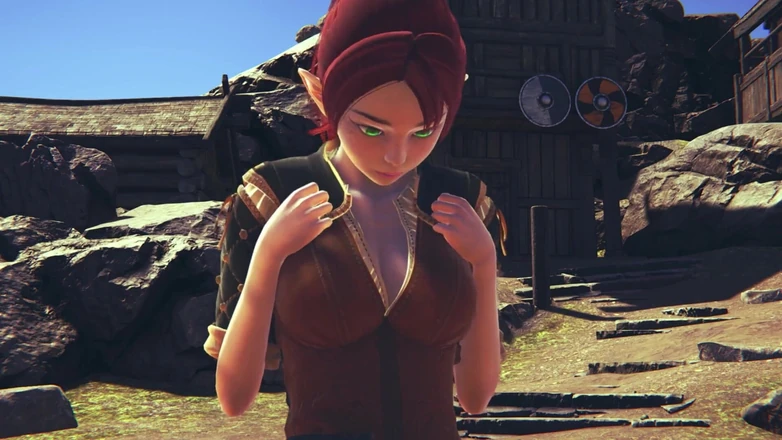 Waifu club 3D: Beautiful Agony From a Green-eyed Elf Girl