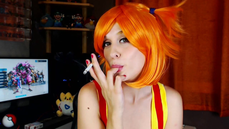 Candystart Videos: 미스티 포켓몬 섹시 흡연