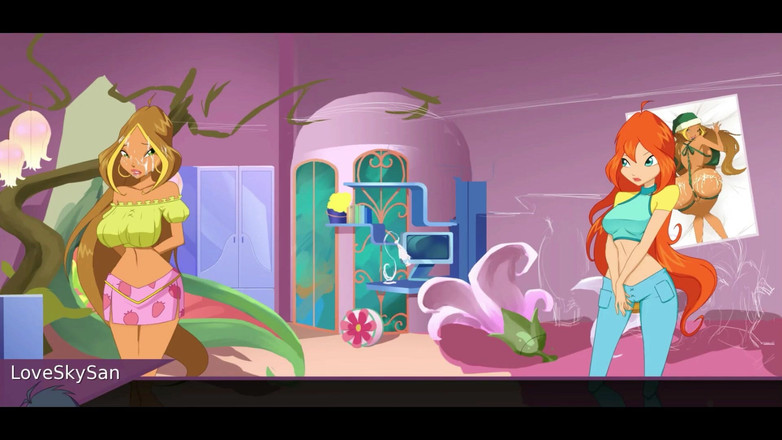 LoveSkySan69Real: Fairy Fixer V0.1.3a Część 37 Musa i Flora Cum Zabawa przez...