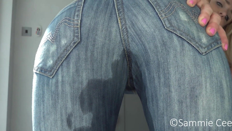 Sammie Cee: Jeans and panty wetting 3 scenes