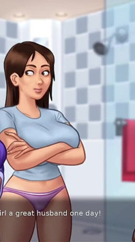 Summertime Saga 03 - puta pervertida com enormes peitos grandes adora torná-lo muito com tesão - peituda milf jogo pornô