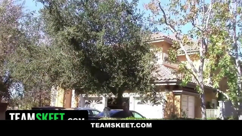 Team Skeet: Choklad tonåring Tamra Millan tycker om att rida min kuk...