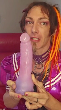 Jasmine Dlight Deepthroats Her Own Cock