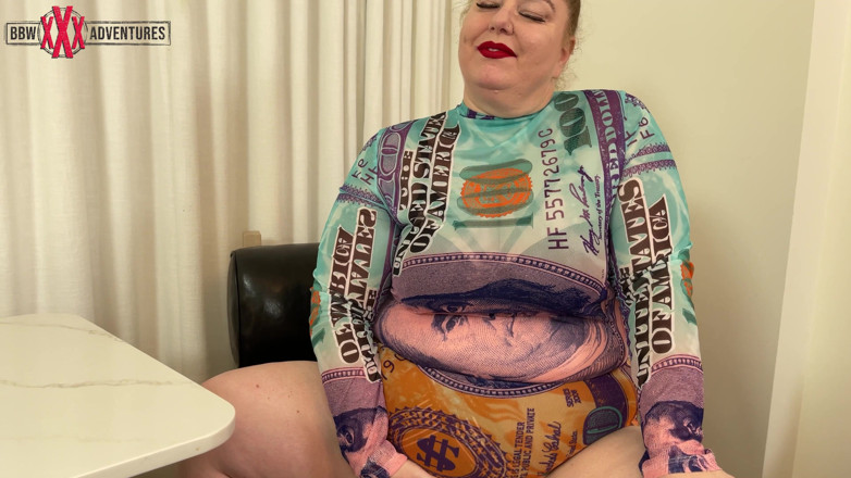 BBW XXX Adventures: Bbw bạch kim puzzy nói với bạn tôn thờ mông...