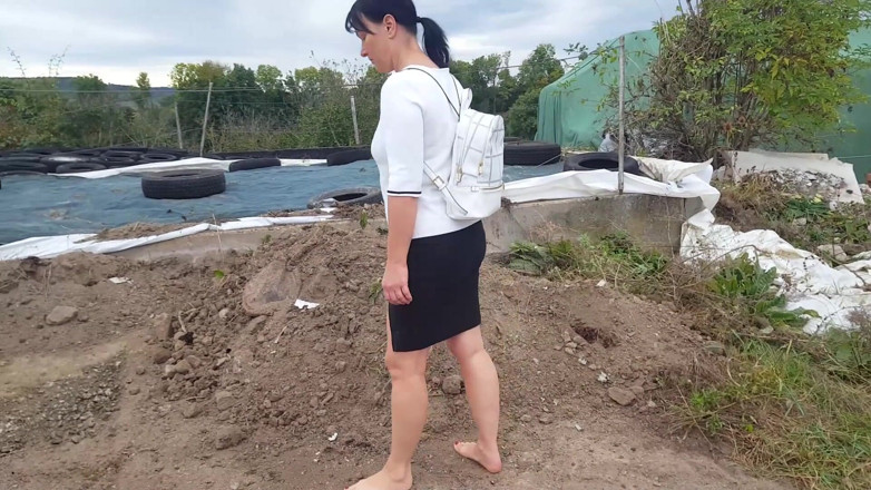Yvette xtreme: Yvette Costeau ile edepsiz yalınayak yürüyüş