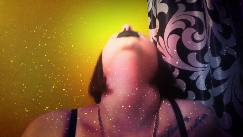 Goddess Misha Goldy: Witch with black lips french kissing with you &amp; riding you