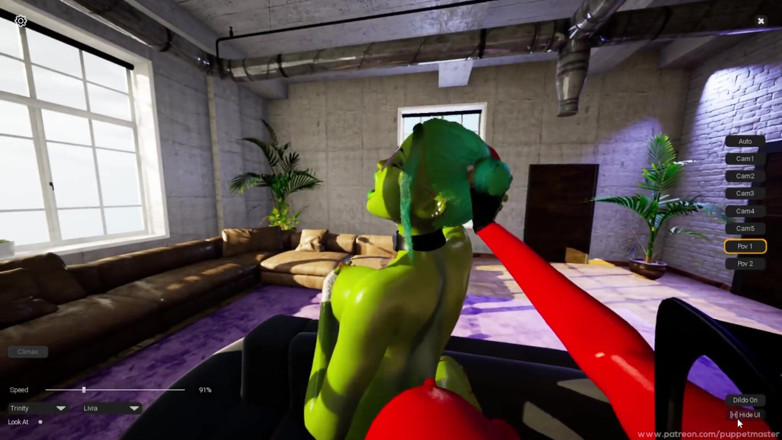 LewdArcade: Puppetmaster Pose Viewer Sex Game Play Part 11 Adult Game Nude...
