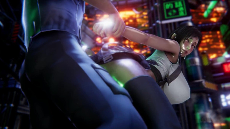 Honey Bttch: Tifa sexy gangbang