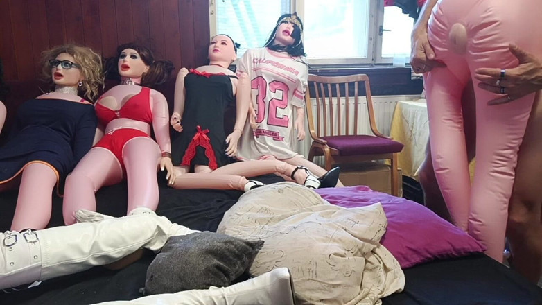 Boris Heycall Art Dolls: Real Doll Orgy: Tôi đụ người đẹp của tôi và phun mica...