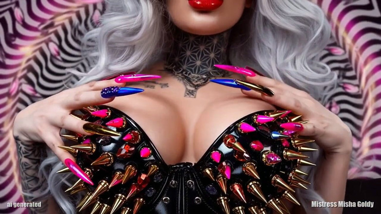 Goddess Misha Goldy: Aroma Claws Sniff, Hold, Stroke