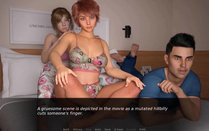 Dirty GamesXxX: Поместье сумерек: просмотр фильма ужасов с двумя сексуальными девушками, эпизод 22