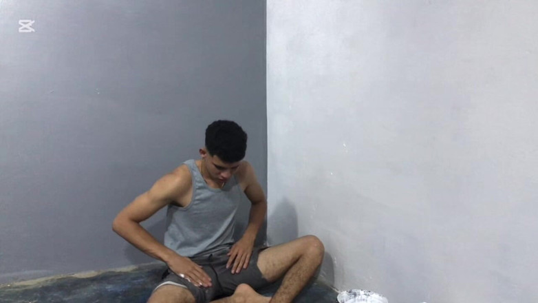 krisbadboy: Pelukis muda dapat zakar yang tegang