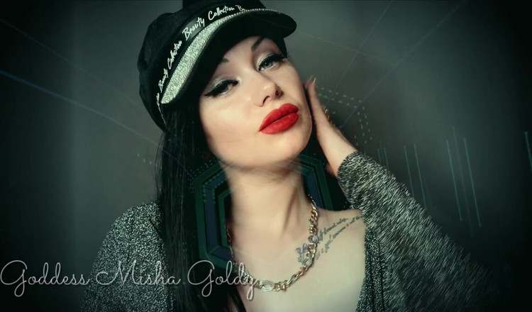 Goddess Misha Goldy: Okouzlující vymytí mozku! Nejsi nic, jen blbý prasečí děvče!