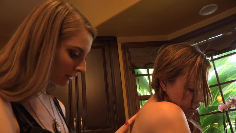 Lesbian Stories: Charming Lesbi Babe Is Toying Her Friend's Wet Pussy