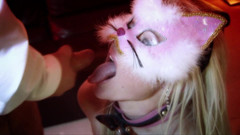 Pervy Studio: Różowa cipka podoba się jej kochającego mistrza