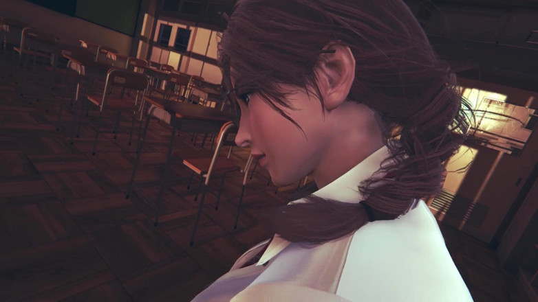 Waifu club 3D: College girl jerks off your dick after college