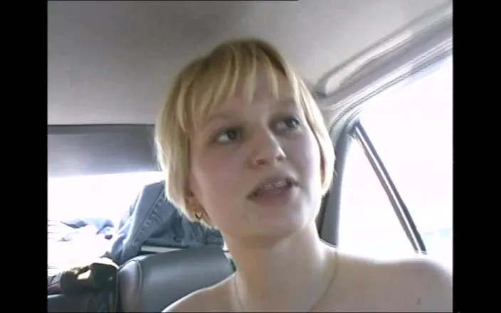 OLD Sinner: Horny Young Girl with Hairy Pussy Fucked in Car and...