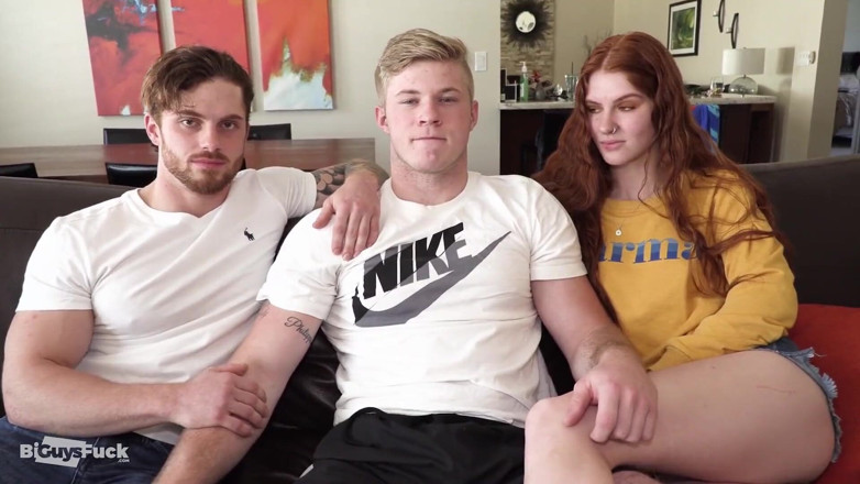 Bi Guys Fuck: Dustin Hazel Roztrhne oblíbené boxerky Troy Daniel