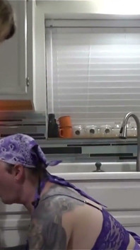 Kitchen Blowjob