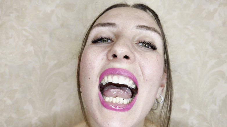 Hottie goddess: Přírodní stav úst: pohled do krku