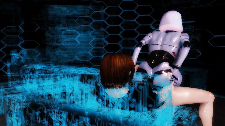 3DHentaiBeauties: Âm hộ robo ảo: bản sửa lại npc (1080p HD)
