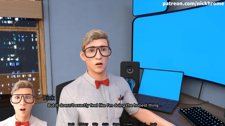 Visual Novels: SexBot 27 - getting hard at breakfast