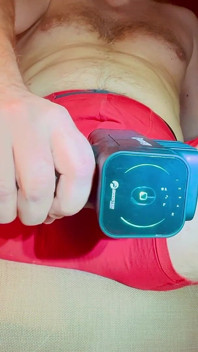 Cumshot in Panties From a Powerful Massager!
