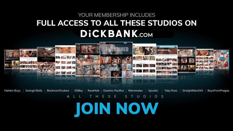 Dick bank: Zack Randall și Tony Thickdick adoră futaiul în trei