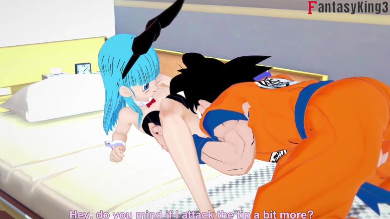 Fantasy king: Bulma and Goku Fuck While Android 18 Watches - Dragon Ball Zex...