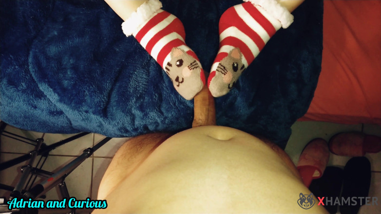 Adrian And Curious: Pussy licking hard sex and creampie pussy