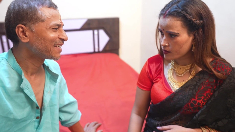 Kamasutra61: Hete Desi Indische Pandit neukte het meisje op de voorgrond...