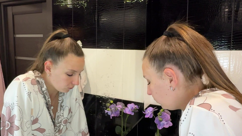 Hottie goddess: Alberne gesicht, niesen-storm