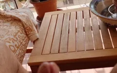 Outdoor Handjob of Nice Big Italian Cock