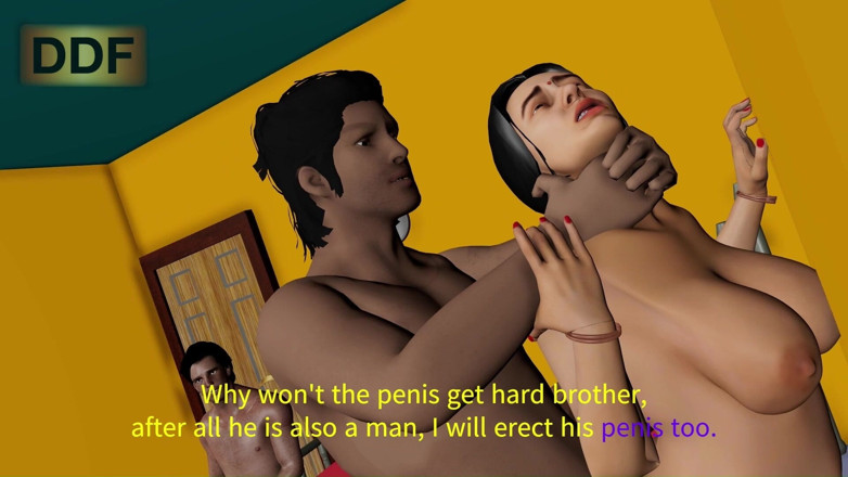 Dark desi fantasy: S5_ep06 Desi Baculatá Pooja Bhabhi a Její Tři Milenci