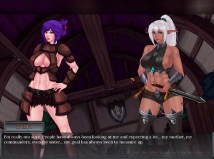 3DXXXTEEN2 Cartoon: Sabia plays horned god for horny orcs. 3D porn cartoon sex