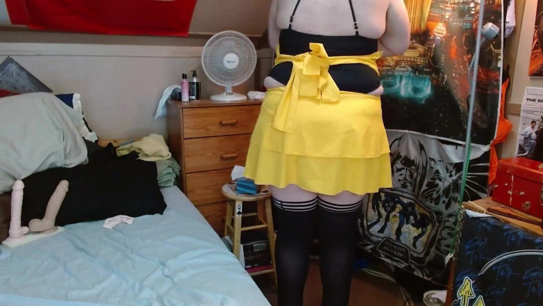 CosmicJones88: Sissy Bitch Teases shaking its fat ass and playing with...