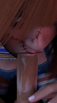 Chucky donna vuole giocare pompino | Cult of Chucky parodia